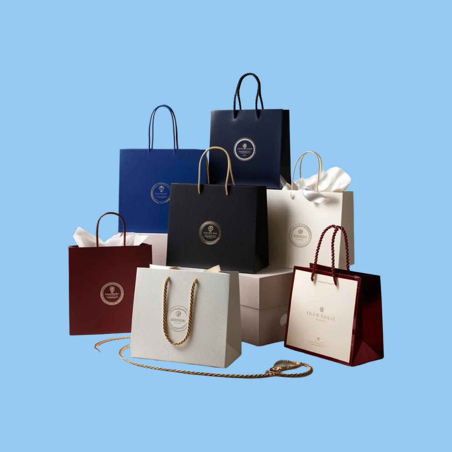 Premium paper bag with twisted handle – B2B packaging UAE