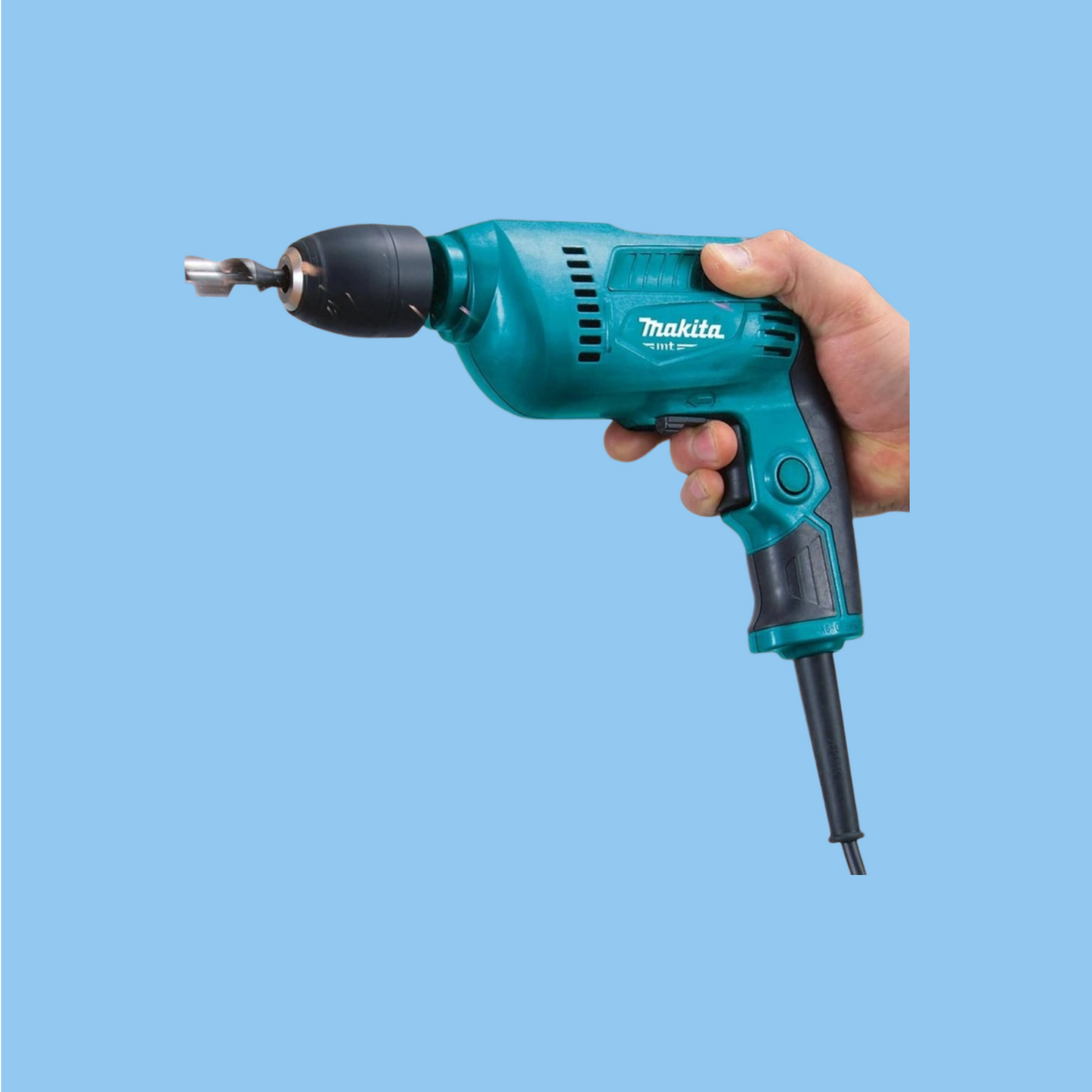 Makita MT Variable Speed Drill W/Keyless Chuck (450 W)