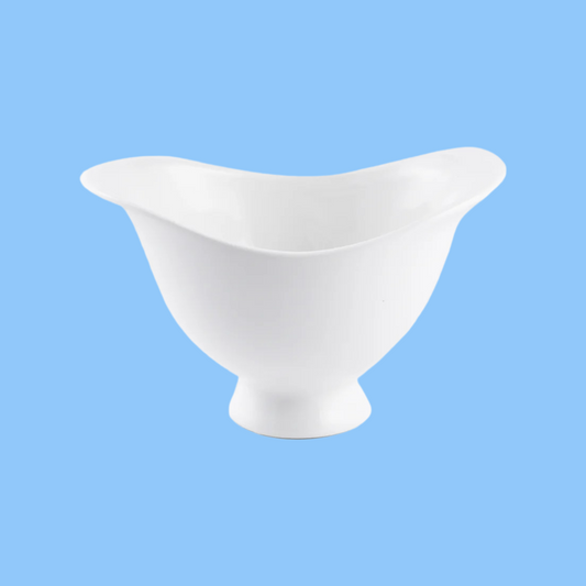 Heena's Haven Ivory Porcelain Arrow Soup Bowl