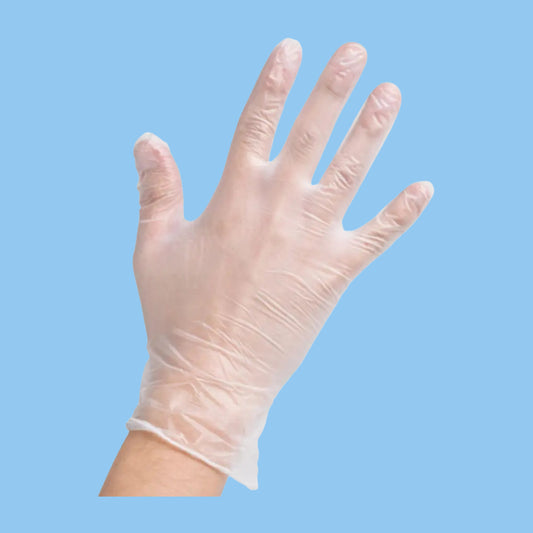 Powder-free vinyl disposable gloves bulk packaging for factories UAE