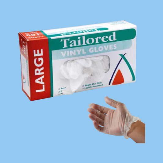 Clear vinyl gloves for industrial use – wholesale B2B supplier UAE