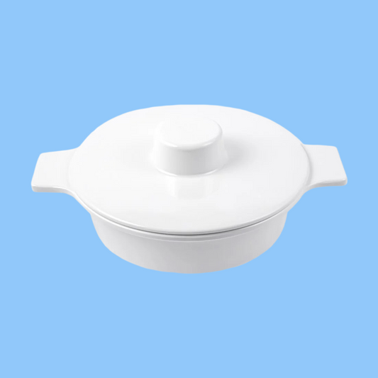 Heena's Haven Melamine Soup Bowl With Lid