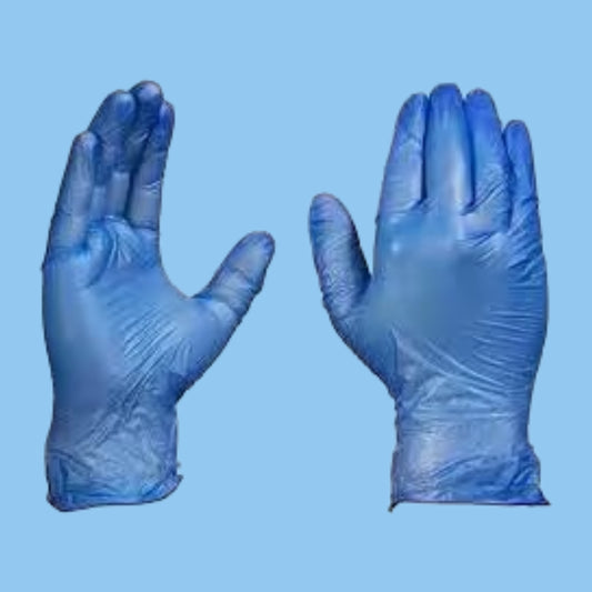 Blue vinyl gloves wholesale for industrial and food use UAE