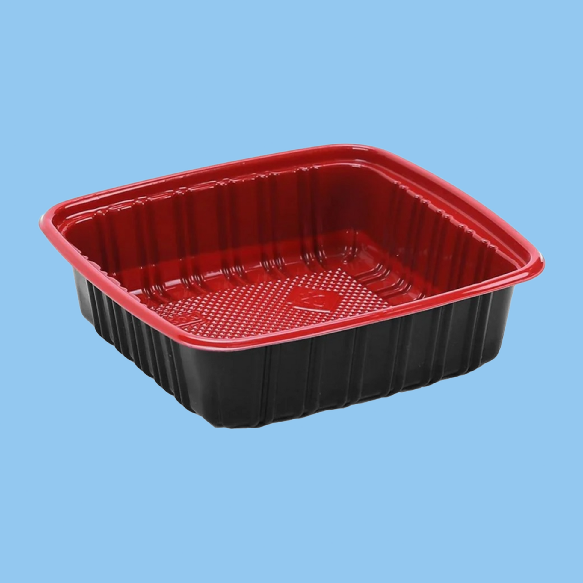 Heena's Haven Red & Black Base Container 650 ML with Lids 300 Pieces - Heena's Haven