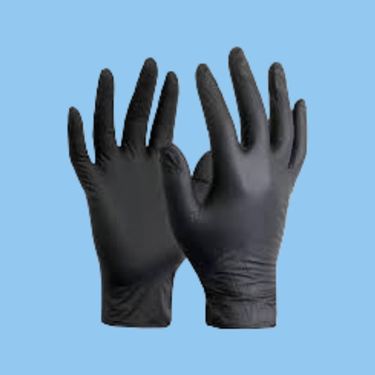 B2B black vinyl gloves bulk supplier for manufacturing and cleaning
