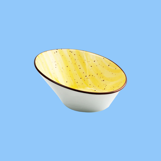 Heena's Haven Color Glaze Porcelain Boat Bowl 16 cm